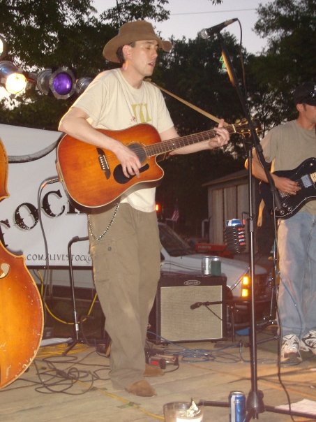 T. Junior on stage